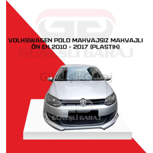 Volkswagen Polo 2010 - 2014 Makyajsız Ön Ek (Plastik) Boyalı