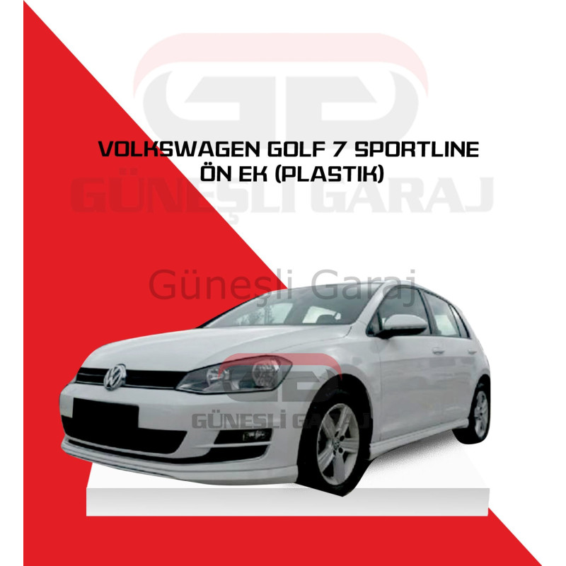 Volkswagen Golf 7 Sportline Ön Ek (Plastik) Boyasız