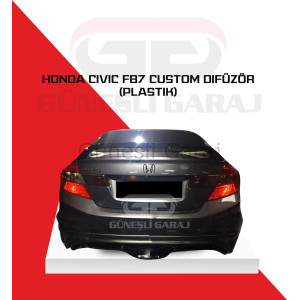 Honda Civic Fb7 Custom Difüzör (Plastik) Boyalı