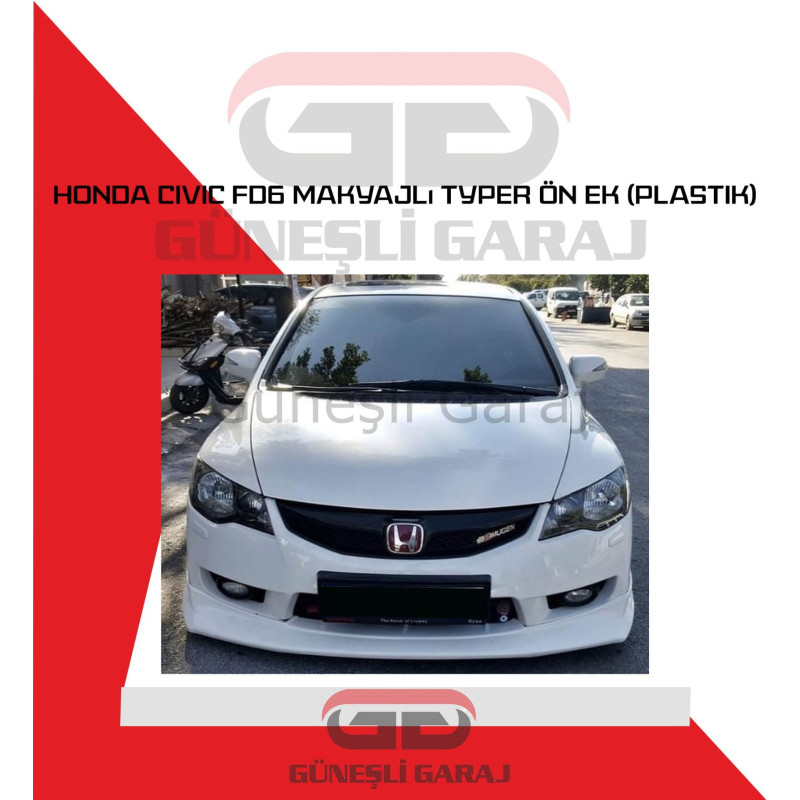Honda Civic Fd6 Makyajlı Ön Ek (Plastik) Boyalı