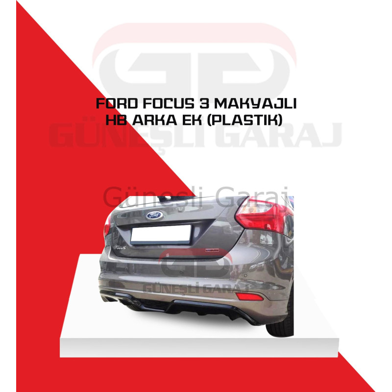 Ford Focus 3 Makyajsız Hb Arka Ek (Plastik) Boyalı