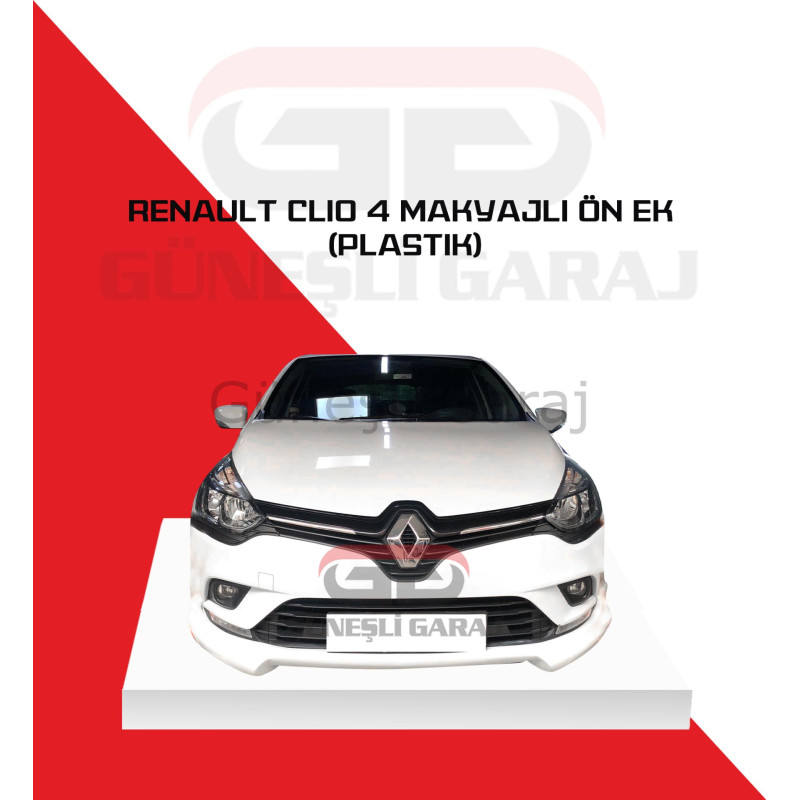 Renault Clio 4 Makyajlı Ön Ek (Plastik) Boyasız