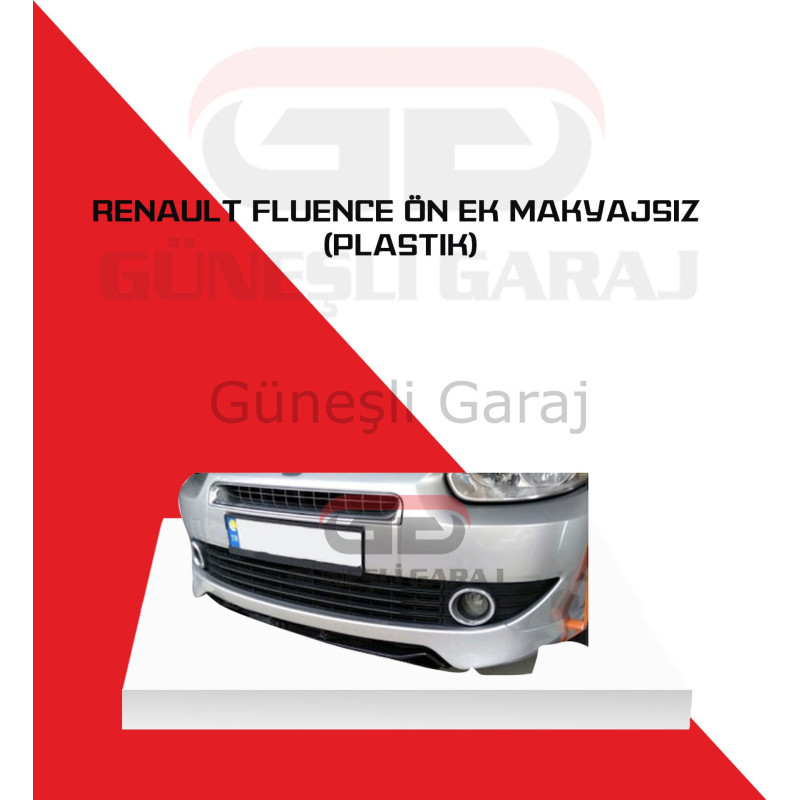 Renault Fluence Makyajsız Ön Ek (Plastik) Boyasız
