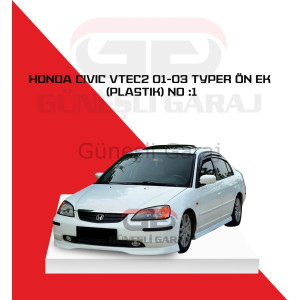 Honda Civic Vtec2 01-03 Typer Ön Ek (Plastik) No: 1 Boyalı