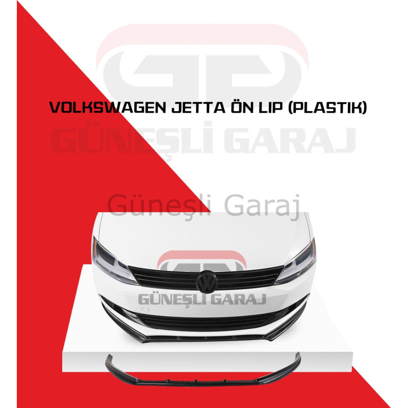 Volkswagen Jetta Ön Lip (Plastik) Piano Black - Boyalı