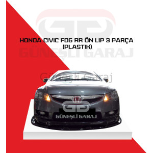 Honda Civic Fd6 RR Ön Lip (Plastik) Piano Black - Boyalı