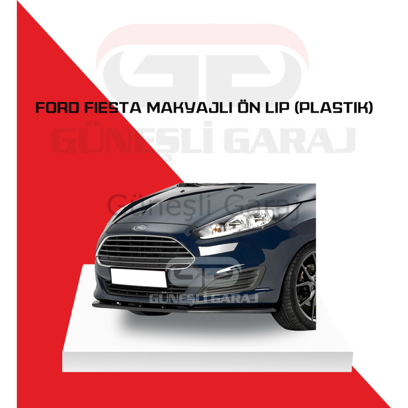 Ford Fiesta Makyajlı Ön Lip (Plastik) Piano Black - Boyalı