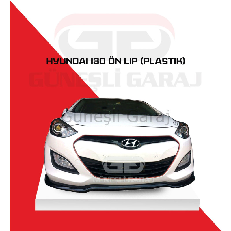 Hyundai i30 Ön Lip (Plastik) Piano Black - Boyasız