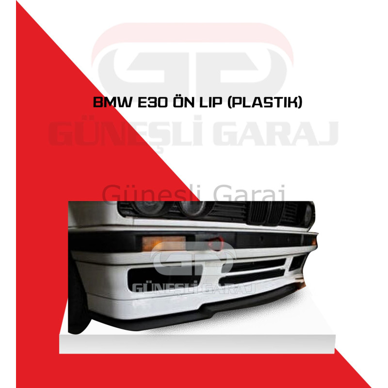 Bmw E30 Ön Lip (Plastik) Piano Black - Boyalı