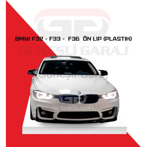 Bmw F32 - F33 - F36 M4 Tek Parça Ön Lip (Plastik) Piano Black - Boyalı
