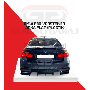 Bmw F30 M3 Vorsteiner Sağ Sol Arka Flap (Plastik) Piano Black - Boyalı