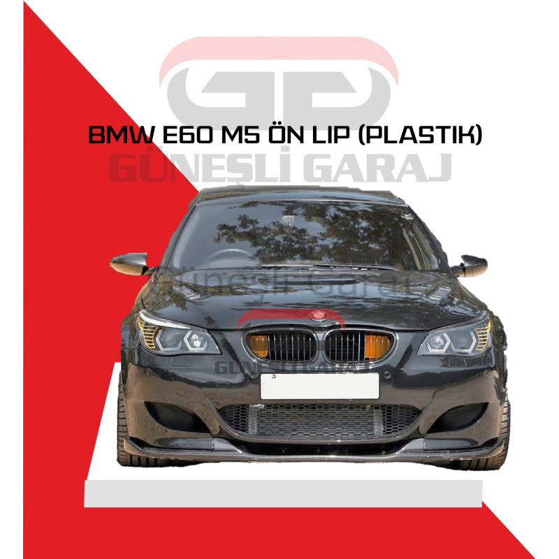 Bmw E60 M5 Ön Lip (Plastik) Piano Black - Boyalı