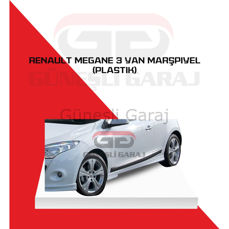Renault Megane 3 Yan Marşpiyel (Plastik) Boyalı