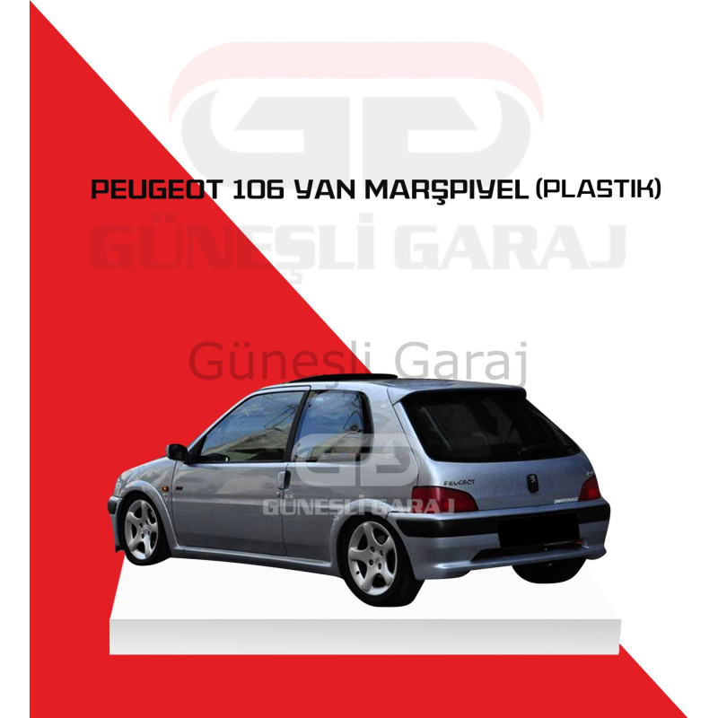Peugeot 106 Yan Marşpiyel (Plastik) Boyalı