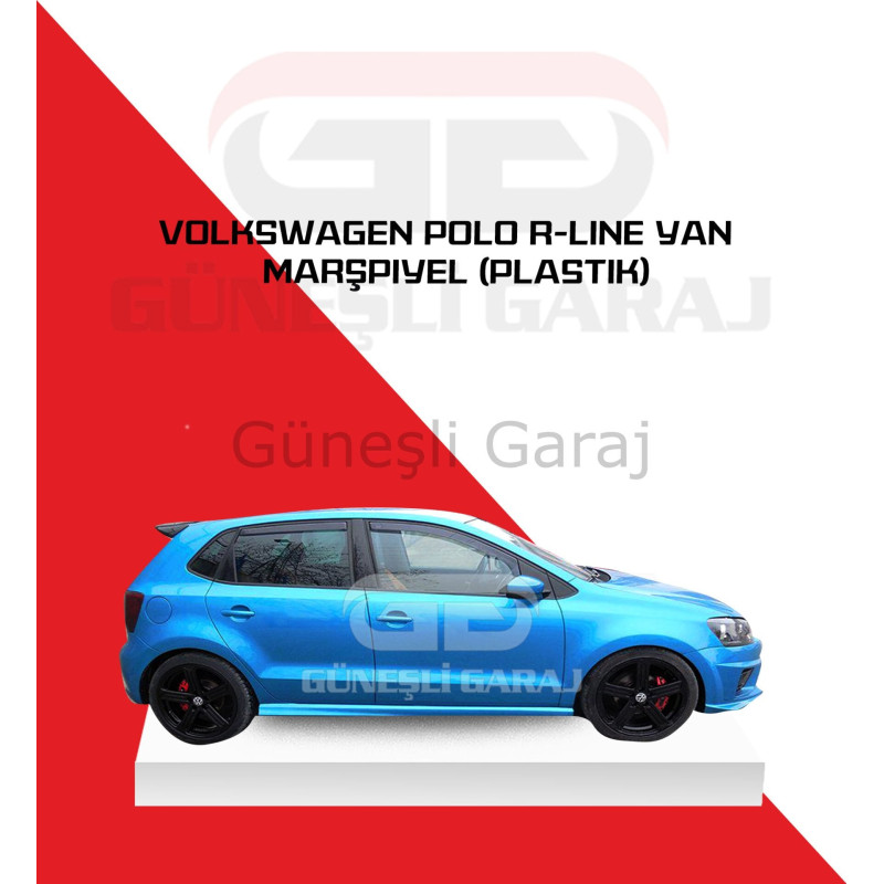 Volkswagen Polo R-Line Yan Marşpiyel (Plastik) Boyalı