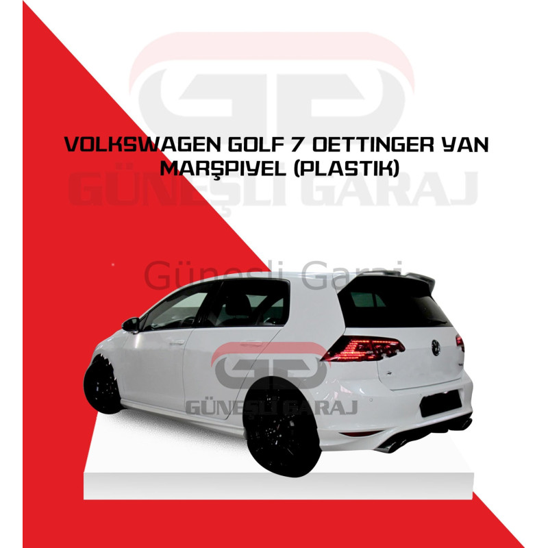 Volkswagen Golf 7.5 Oettinger Yan Marşpiyel (Plastik) Boyalı