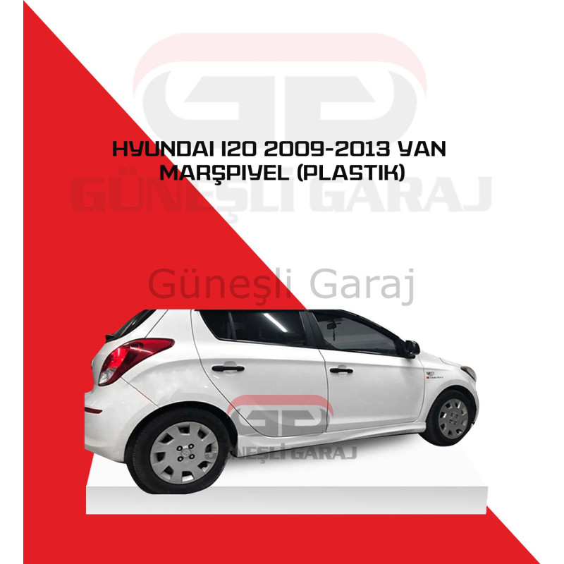 Hyundai i20 Yan Marşpiyel (Plastik) Boyalı