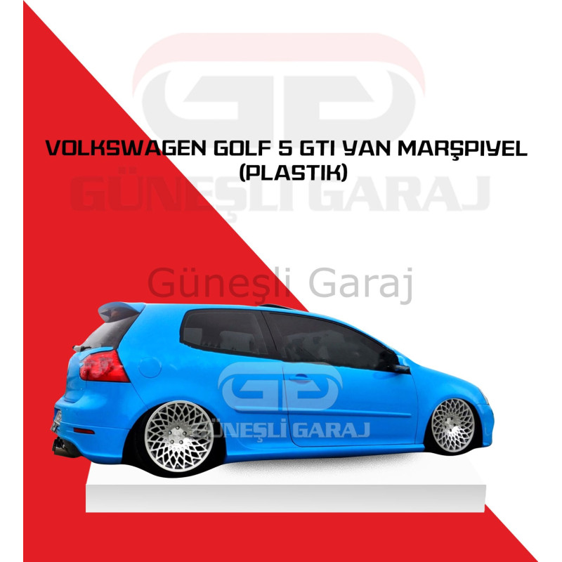 Volkswagen Golf 5 GTI Yan Marşpiyel (Plastik) Boyalı
