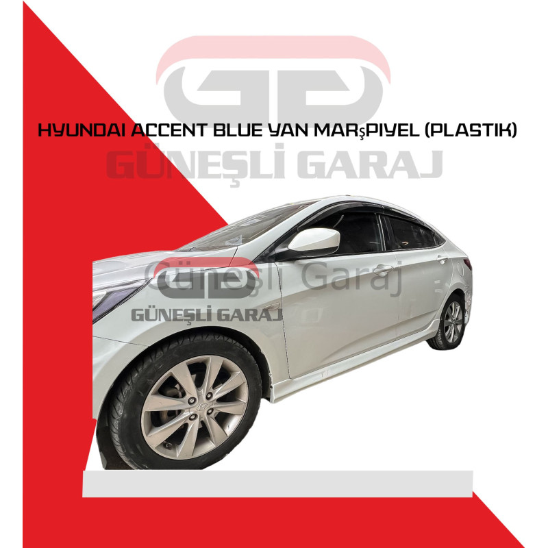 Hyundai Accent Blue Yan Marşpiyel (Plastik) Boyalı