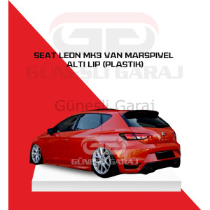 Seat Leon Mk3 Yan Marşpiyel Altı Lip (Plastik) Piano Black - Boyalı