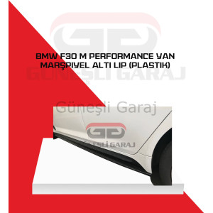 Bmw F30 M Performance Yan Marşpiyel Altı Lip (Plastik) Piano Black - Boyalı