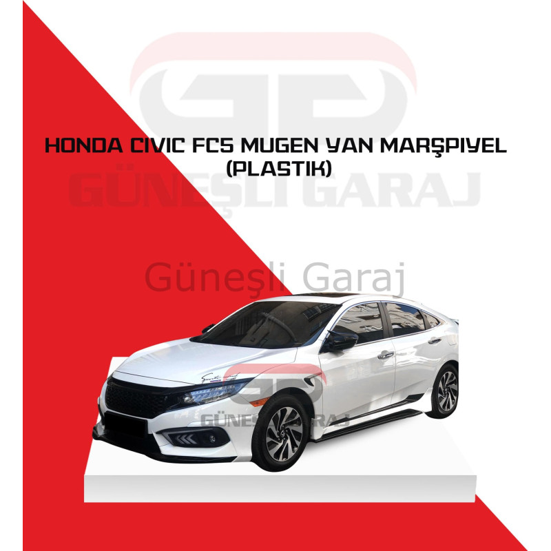 Honda Civic Fc5 Mugen Yan Marşpiyel (Plastik) Boyalı