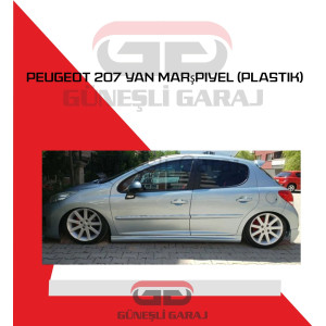 Peugeot 207 Yan Marşpiyel (Plastik) Boyalı