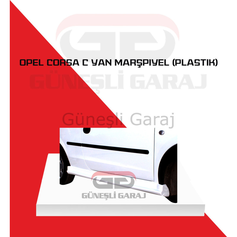Opel Corsa C Yan Marşpiyel (Plastik) Boyalı
