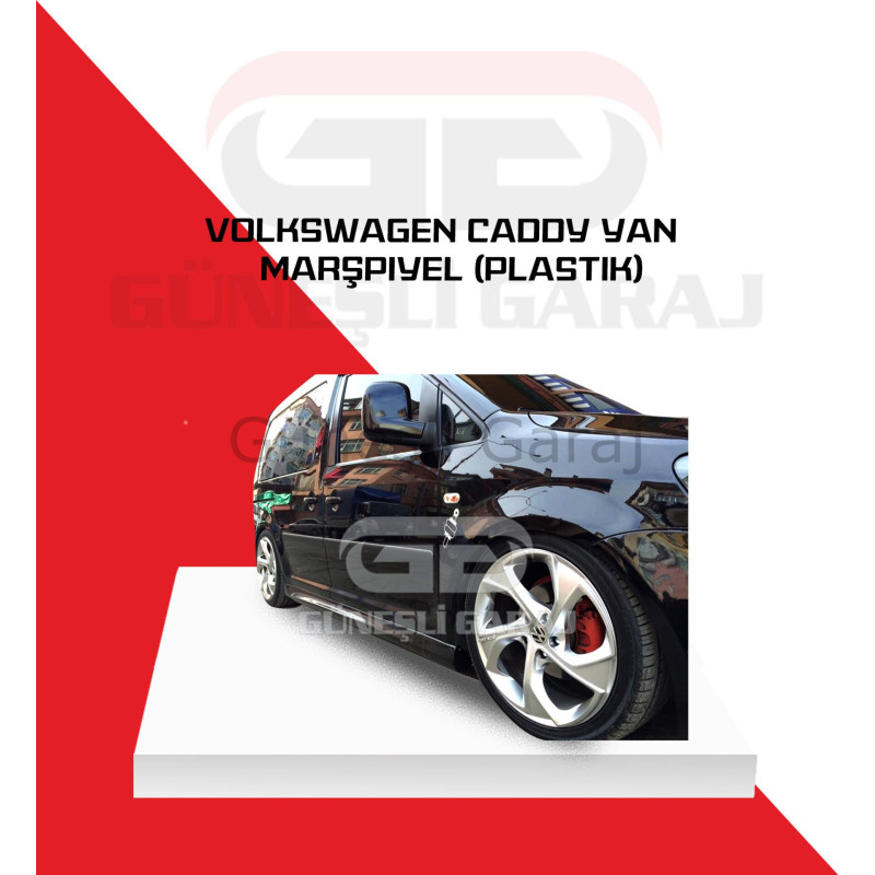 Volkswagen Caddy Aero Yan Marşpiyel (Plastik) Boyalı
