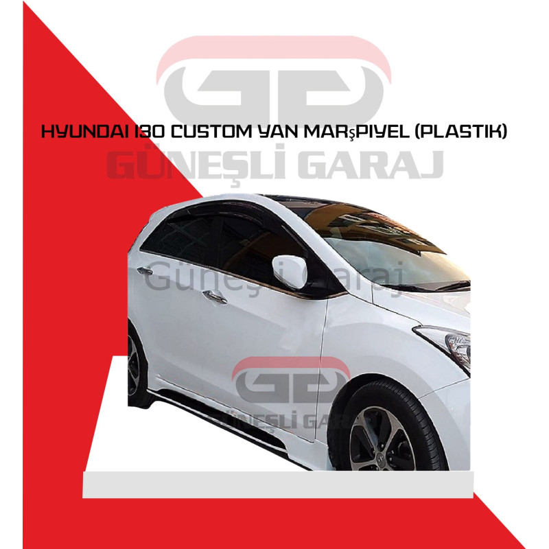 Hyundai İ30 Custom Yan Marşpiyel (Plastik) Boyalı