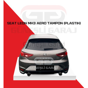 Seat Leon Mk3 Aero Tampon 4'lü Orta Flapları (Plastik) (Parlak siyah boyalıdır. Aparatları dahildir.) Piano Black - Boyalı