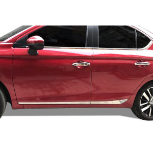 OMSA Honda City Krom Yan Kapı Çıtası 4 Parça 2021 ve Sonrası