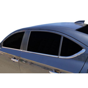 OMSA Honda City SD Krom Cam Alt Çıtası 6 Parça 2021 ve Sonrası