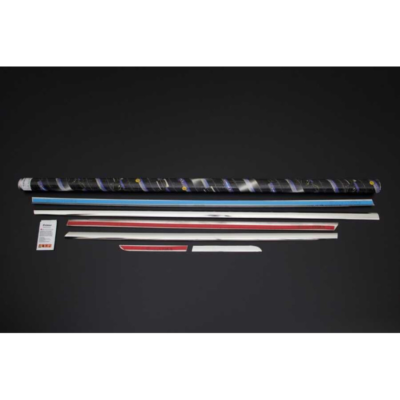 OMSA Honda Civic FB7 SD Krom Cam Alt Çıtası 6 Parça 2012-2016 Arası