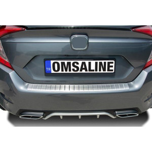 OMSA Honda Civic FC5 Krom Arka Tampon Eşiği Taşlı 2016-2021 Arası