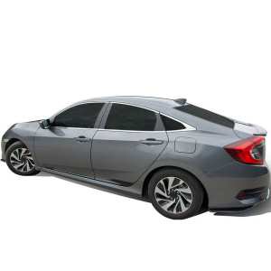 OMSA Honda Civic FC5 SD Krom Cam Alt Çıtası 8 Parça 2016-2021 Arası