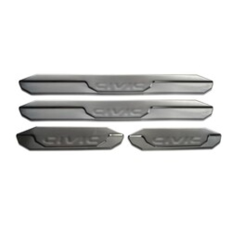 OMSA Honda Civic FD6 Krom Kapı Eşiği 4 Parça Taşlı 2006-2011 Arası