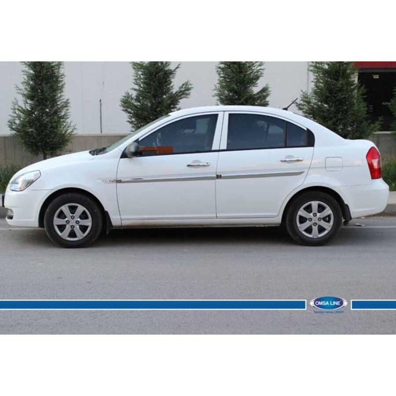 OMSA Hyundai Accent Era Sedan Krom Kapı Kolu 4 Kapı 2005-2011 Arası