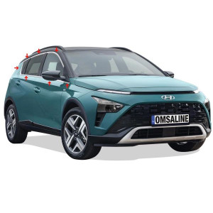 OMSA Hyundai Bayon Krom Cam Çerçevesi 14 Parça 2021 ve Sonrası