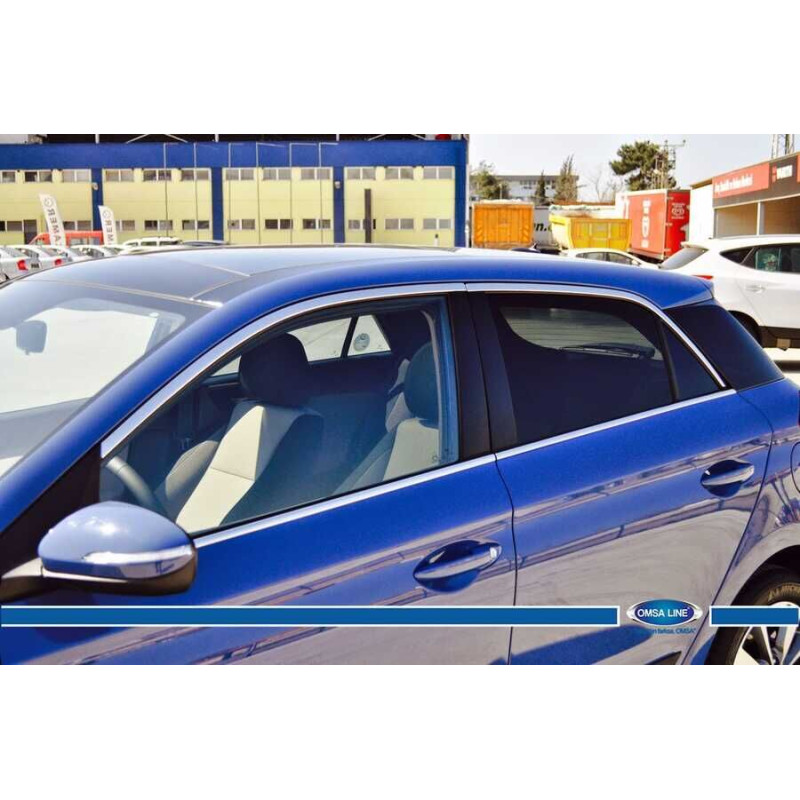 OMSA Hyundai İ20 Krom HB Cam Çerçevesi 10 Parça 2014-2020 Arası
