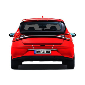OMSA Hyundai İ20 Krom Bagaj Çıtası Plaka Üstü 2020 ve Sonrası