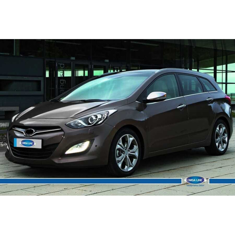 OMSA Hyundai i30 HB Krom Cam Alt Çıtası 8 Parça 2012-2016 Arası