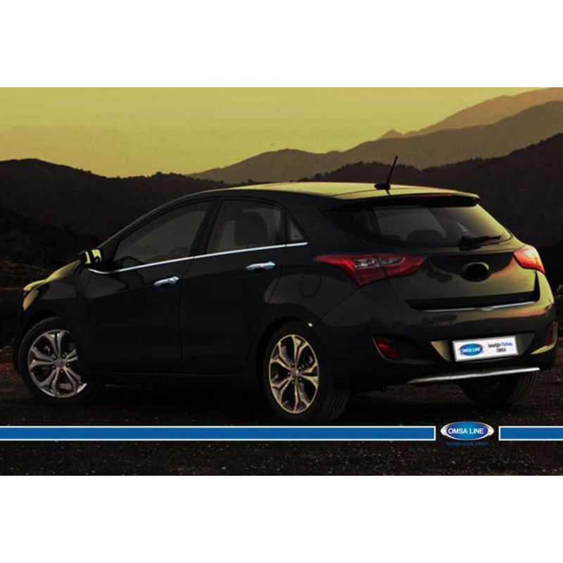 OMSA Hyundai i30 HB Krom Cam Alt Çıtası 8 Parça 2012-2016 Arası