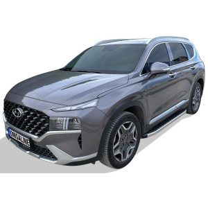 OMSA Hyundai Santa Fe Blackline Yan Basamak Krom 2019 ve Sonrası