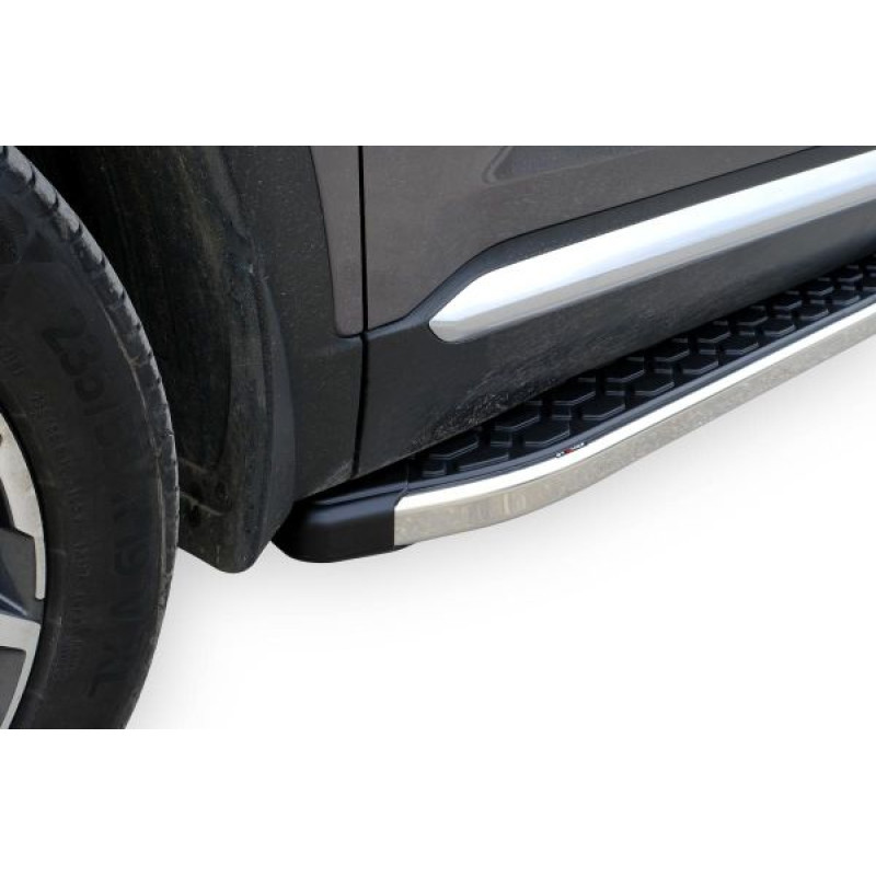OMSA Hyundai Santa Fe Blackline Yan Basamak Krom 2019 ve Sonrası