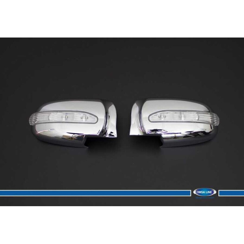 OMSA Hyundai Sonata Krom Ayna Kapağı 2 Parça Abs Ledli 2004-2008 Arası