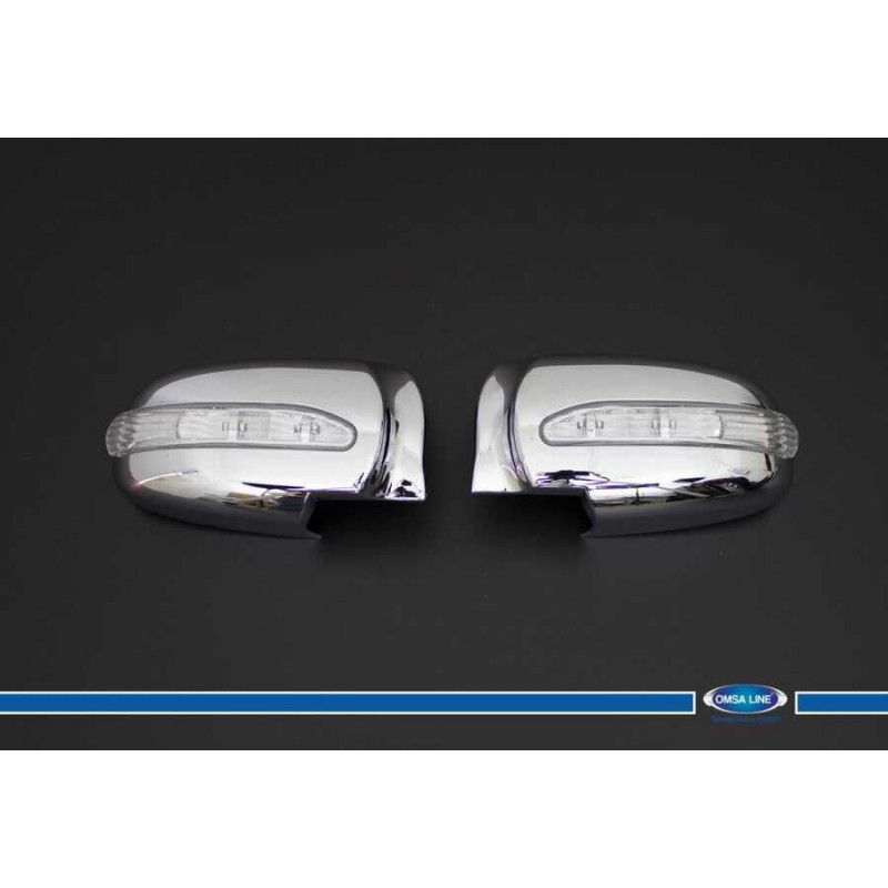 OMSA Hyundai Sonata Krom Ayna Kapağı 2 Parça Abs Ledli 2004-2008 Arası