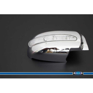 OMSA Hyundai Sonata Krom Ayna Kapağı 2 Parça Abs Ledli 2004-2008 Arası