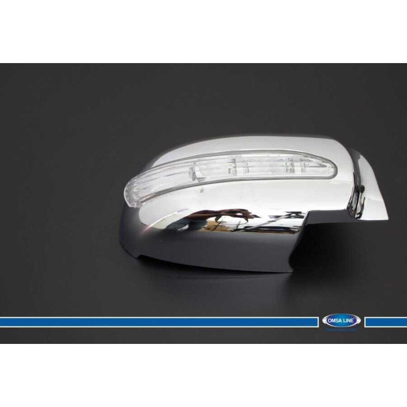 OMSA Hyundai Sonata Krom Ayna Kapağı 2 Parça Abs Ledli 2004-2008 Arası
