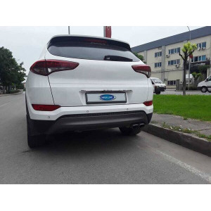 OMSA Hyundai Tucson Krom Bagaj Çıtası Plaka Üstü 2015-2018 Arası